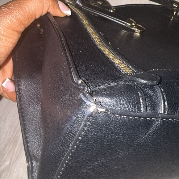 Call it spring Black Satchel with Gold Accents - Picture 3 of 5